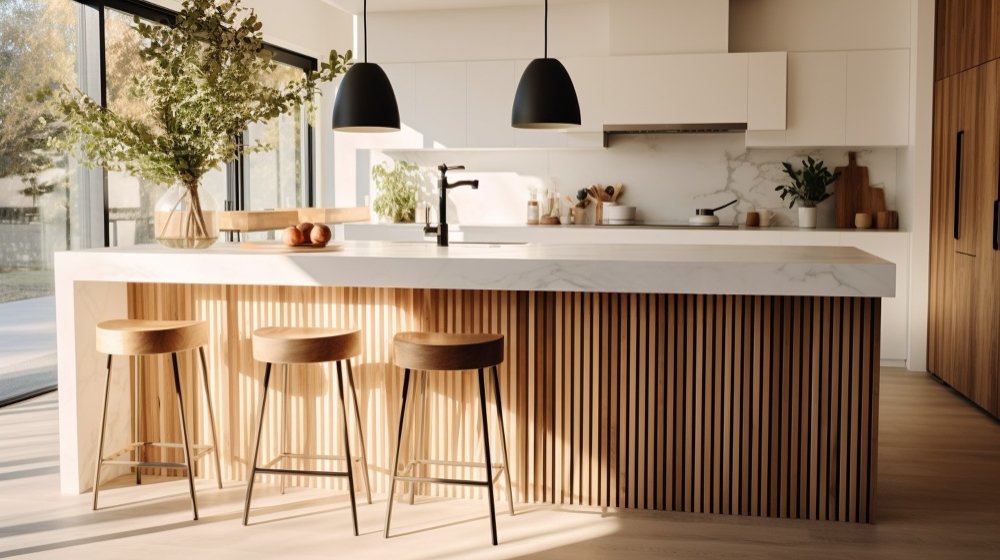 kitchen island with seating